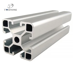 40 Series T Slot Structure Aluminium Profile 40 X 40 Mm Tslot 40 X 40 Aluminium Strut Profile