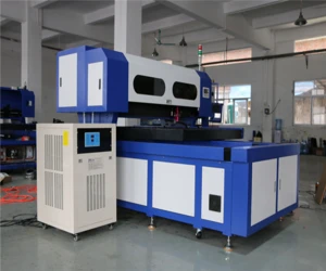 400w laser knife thick MDF sheet mezzanine board cutting gas machine for making the die