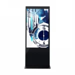 43" touch screen panel advertising display self service  standing kiosk costomized
