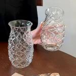 480ml creative relief pineapple glass restaurant juice cup cold drink cup sparkling water cup
