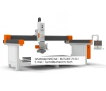 5 axis bridge saw machine granite cutting machine GQ-3220C granite cutter dekton blade circular cuts and or faucet holes