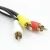 Import 5 pin din S-video to 3 RCA RG59 audio cable from China