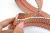 Import 50 mm 38 mm In Stock Durable colourful Polypropylene Band Woven Bead Pattern Webbing belt from China