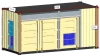 522KWH Battery Energy Storage Container 10ft with 300KW Bidirectional Inverter 522KWH Battery Clusters and EMS