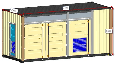 Buy 522kwh Battery Energy Storage Container 10ft With 300kw ...