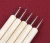 Import 5pcs/set Wooden Dotting Tools Nail Art Pen Nail Gem Dotting Pen from China