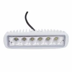 6 Inch Spot Flood single row Slim 18W 4x4 truck offroad Car LED work Light Bar 12V for JEEP Truck Boat ATV Pickup Farming