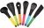 Import 6 Pcs Cooking Tools Utensils Rainbow Handle Carousel Holder Nylon Kitchen Utensil Set With Rotating Stand from China