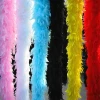 6.6ft 100 Grams Muticolor Crafts Turkey Chandelle Feather Boas for Adults Party Decoration and Costume Dress Up
