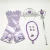 Import 6pcs/set Princess Sofia dress up accessories  Gloves Tiara Crown Tiara Magic Wand Necklaces Bracelet Earring Ring from China