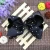 Import 6&quot;Large Rainbow Ribbon Twisted Hairbow with Rhinestone Diamond Alligator Clip from China