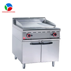 700 Modular 2/3 Flat & 1/3 Grooved Electric griddle machine with cabinet in BBQ Grills in electric griddles
