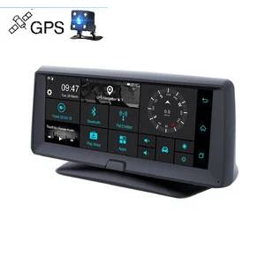 7&#039;&#039; Touch screen RAM 1G/ROM 16 G dual camera universal vehicle GPS tracker with auto rear view camera