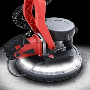 750W automatic Dust Collection 550-1900RPM  diameter 225mm Telescopic Handle  Dry Wall electric  Sander machine with LED light