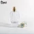 Import 75ml  Large Clear Thick Glass Empty Refillable Cologne Splash Replacement Spray Bottle With Gold Fine Mist Atomizer from China