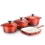 Import 7pcs kitchen enamel cast iron cookware set with casserole dishes and pans from China
