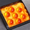 7pcs/set 4.2cm Dragon ball Z gonku model toy 7 stars resin dragon balls set