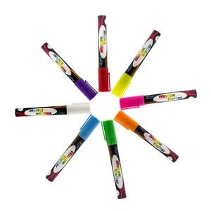 8 Colors Set Packing Wet erase 5mm Fluorescent Chalk Marker Pens Liquid for LED Writing Menu Board