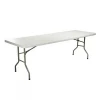 8 Foot folding table for conference meeting, dining, outdoor picnic use