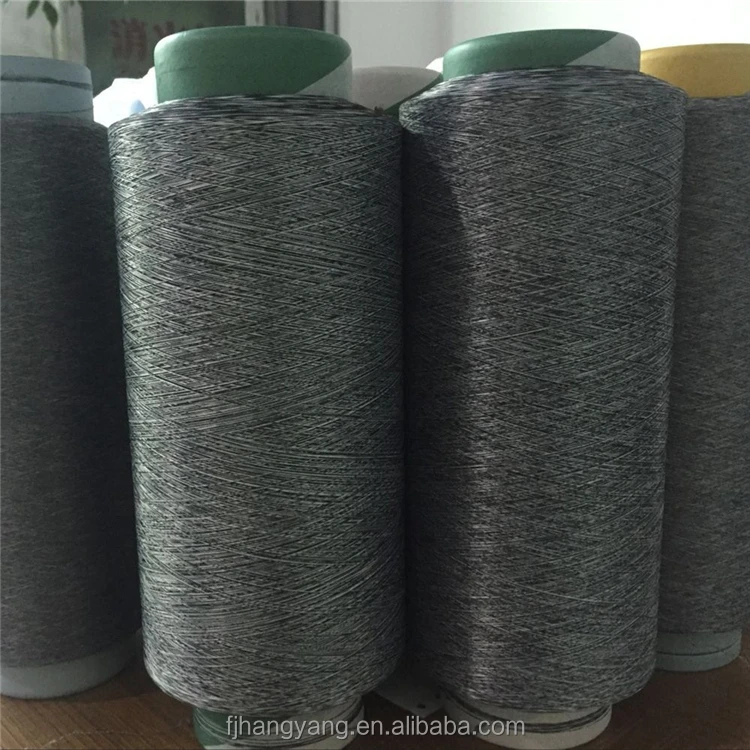 80% polyester 20% nylon multi blend yarn for heather fabric