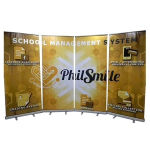 80*200cm Cheap Price Aluminum Roll up Banner Retractable Banner Stand