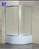 80x80cm China suppliers custom round corner baths with shower screen