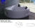 Import 80x80cm Customize personality corner massage whirlpool small bathtub from China