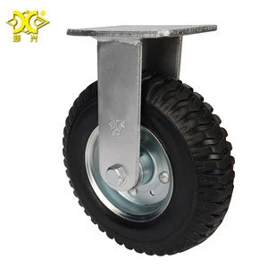 8&#39;&#39; pneumatic golden silver diamond caster golf trolley wheel for goods carrying trolley