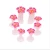 Import 8pcs flower pink black high quality Beauty care toe separator tool reusable Soft silicone gel toe separator from China