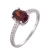 Import 925 Sterling silver women finger gemstone ring wedding rings for couples set and engagement from China