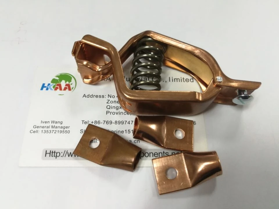 95x20mm copper Alligator clamp/clip with contact screw