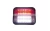 Import 9x7 inch red flash emergency vehicle warning led ambulance side light from China