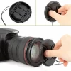 ABS Plastic 67mm Center-Pinch Snap-On Lens Cap For Canon Nikon Sony Pentax Samsung and Other DSLR Camera Lens