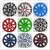 Import ABS/PP Anti-wear luxury gold and black Car Wheel Hubcaps,twin --color car wheel cover for universal from China