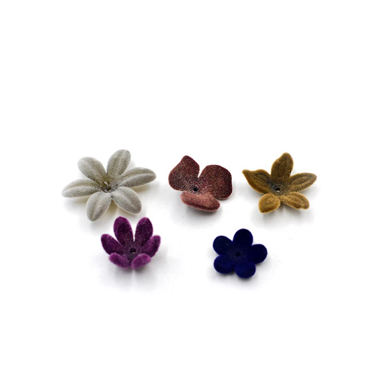 Acrylic flocking petals handmade DIY clothing accessories