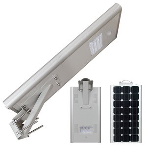 Adjustable Induction Lamp Ip65 Outdoor Streetlighting Streetlight Panel Integrated All In One Solar Led Street Light