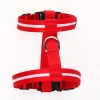 Adjustable nylon and LED lighting part metal chain dog harness for sale