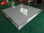 AE dance floor mats/different shapes triangle of white shiny wedding dance floor
