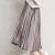 Import AL6079W New fashion spring autumn solid plus size loose waist women long pleated skirt from China