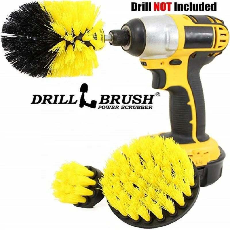 All Purpose Drill Brush Attachment Set Power Scrubber Cleaning brush Kit