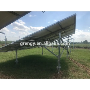 Aluminium 5 10 15 20kw Solar Ground Racking Mounting Panel Screw System Structure Easy Installation