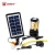 Import Aluminium Alloy high power led searchlight 5W rechargeable led spotlight with solar panels charger solar lighting system from China