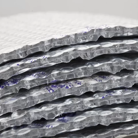 Aluminum thermal reflective foil bubble insulation