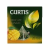 Amazing Curtis Blend &quot;Delicate Mango&quot;, Chinese Green Tea with Mango Flavour, Natural Fruits &amp; Flowers, Pyramids 20 Bags x 1,8 g