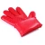 Import Amazon cheap Heat insulating Resistant rubber Silicone heat resistant finger gloves BBQ Cooking Glove oven mitts from China