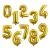 Import Amazon hot sale foil Number Balloon rose gold Number Balloon Wedding Birthday Party Decoration from China