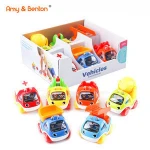 Amy & Benton Pull Back Cars Toy for 1 2 3 Year Old Baby & Toddlers Toy Vehicles for Boys Birthday Gift