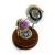 Import Antique Brass Sand Timer With Compass On Wooden Base - Showpiece For Home - Office - Gift - Hour Glass - Sand Glass - Sand Clock from India