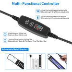 Aquarium lights Fish Aquarium Tank Light with Timer And Memory Function and Controller 24W Fish Tank light Fish Light