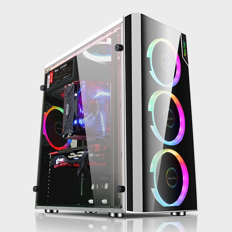 ATX Tower Acrylic Panel Shuguang White PC Gaming Computer Case